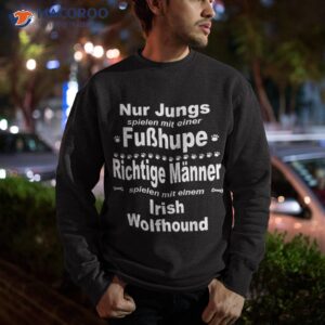 irish wolfhound foot horn shirt sweatshirt