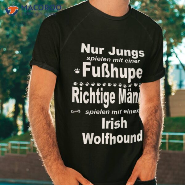 Irish Wolfhound – Foot Horn Shirt