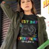 It’s Fine I’m Everything Is Black Cat Test Day Shirt