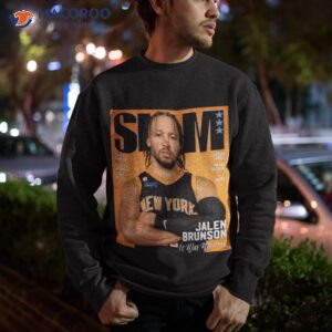 jalen brunson slam 243 cover shirt sweatshirt