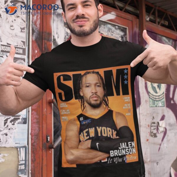 Jalen Brunson Slam 243 Cover Shirt