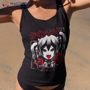 japanese anime girl scary creepy dark kawaii shirt tank top 2