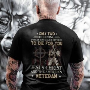 Jesus Christ And The American Veteran Standard Shirt