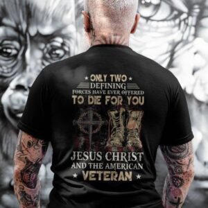 Jesus Christ And The American Veteran Standard T-Shirt