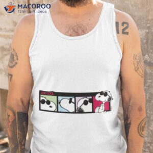joe cool photo reel peanuts shirt tank top 1