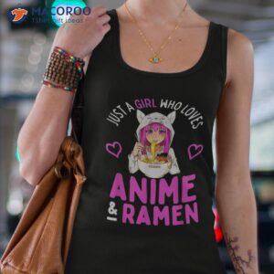 just a girl who loves anime and ra bowl japanese girls shirt tank top 4