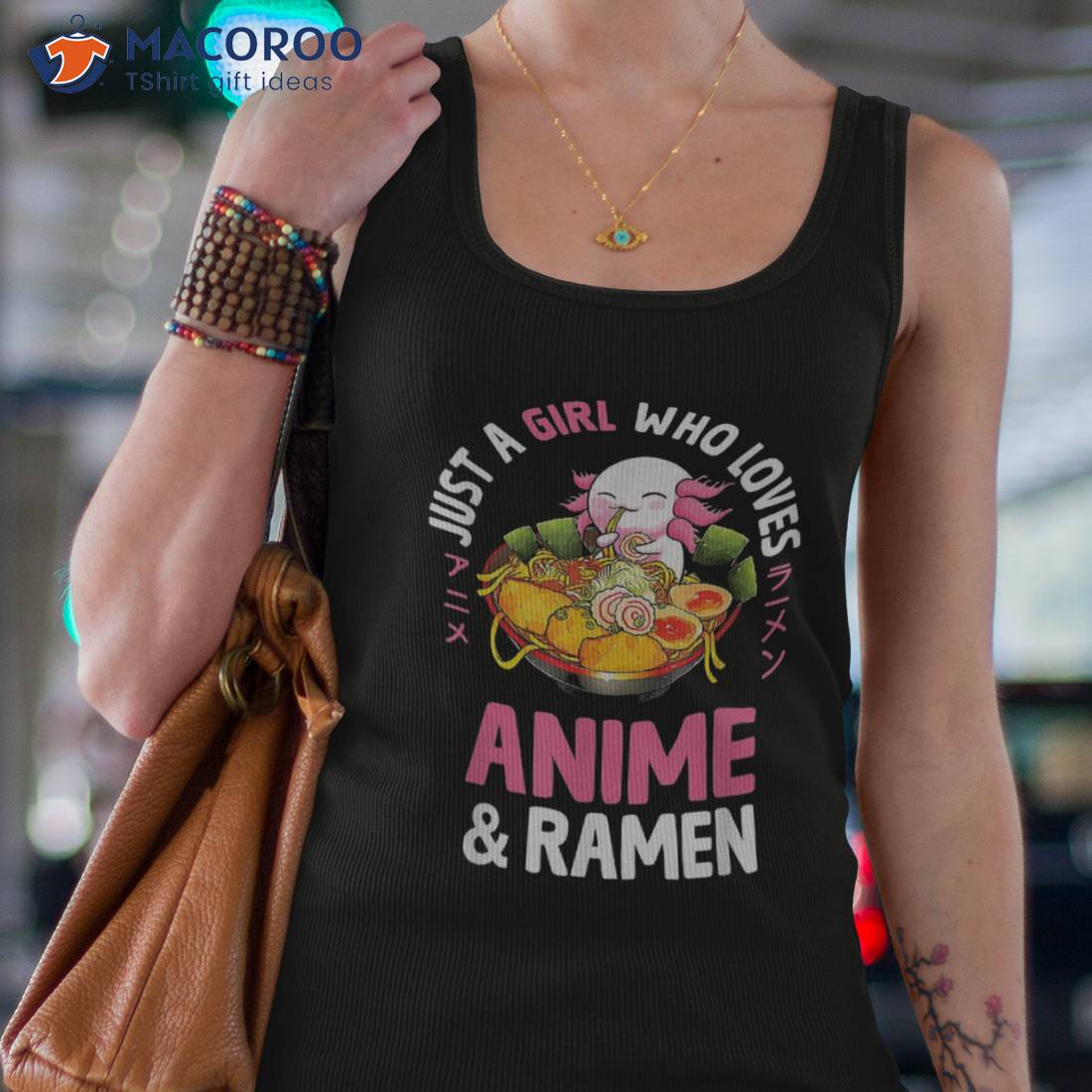 Custom Just A Girl Who Loves Anime Gifts For Teen Girls Anime Tank