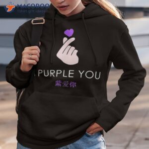 k pop i purple you kpop hand symbol heart korean t shirt hoodie 3