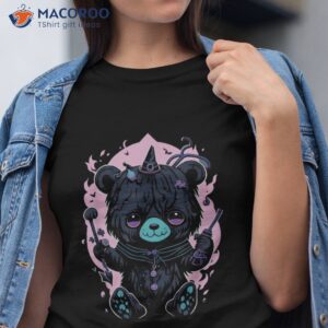 kawaii pastel goth cute creepy witchy bear shirt tshirt