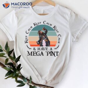 keep calm and have a mega print t shirt 0