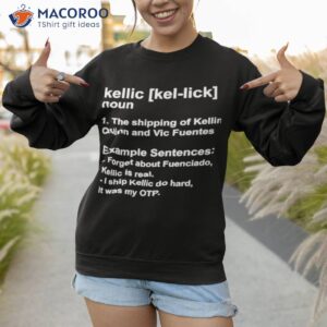 kellic definition the shipping of kellin quinn and vic fuentes shirt sweatshirt