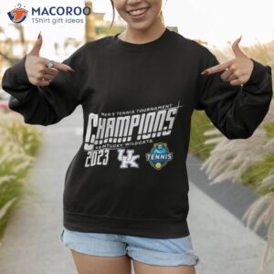 kentucky wildcats 2023 sec mens tennis tournament champions shirt sweatshirt 1