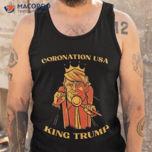 king trump coronation 2023 celebration royal president shirt tank top