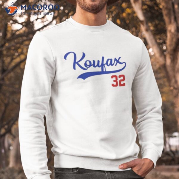 Koufax 32 Los Angeles Dodgers Shirt