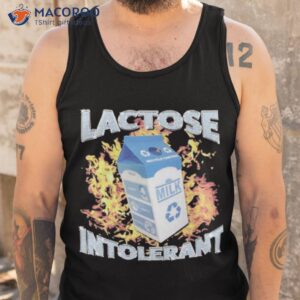 lactose intolerant milk shirt tank top