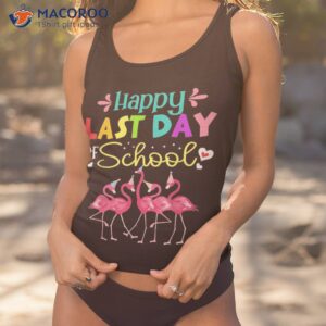 Last Day Of School Flamingo Kindergarten Student Teacher Shirt