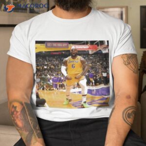 lebron james making history with 20 20 game shirt tshirt