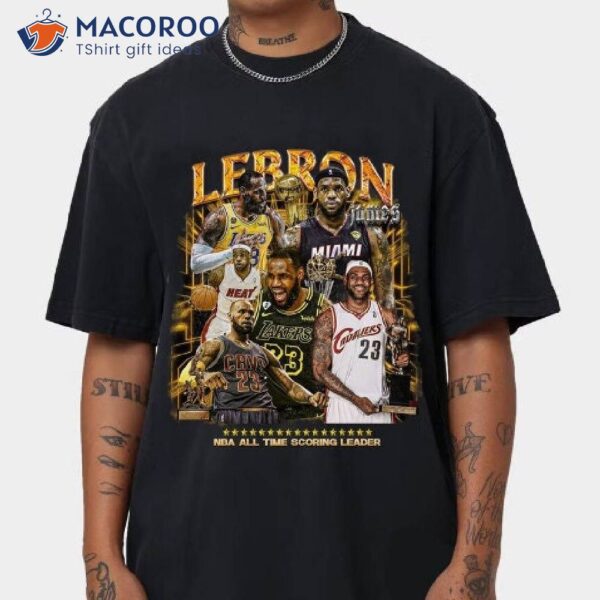 LeBron James Vintage 90s Bootleg Classic Graphic T-Shirt