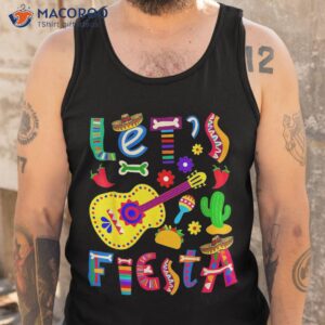 let s fiesta cinco de mayo mexican hat guitar shirt tank top