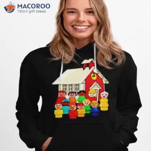 little people school house shirt hoodie 1