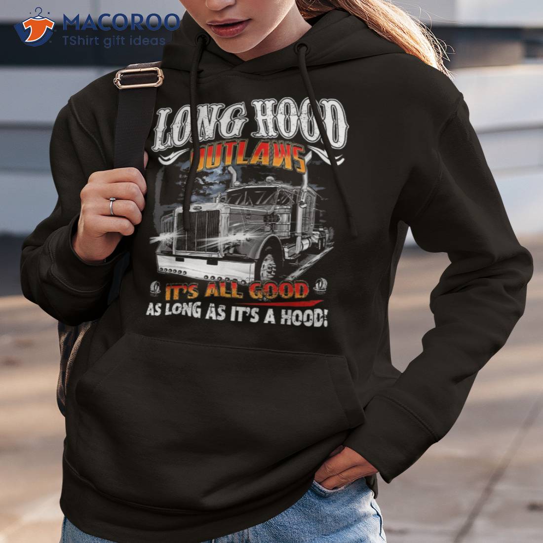 Long Hood Outlaws Trucker Truck Drivers Gifts Shirt