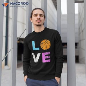 love basketball american team fan gift shirt sweatshirt 1