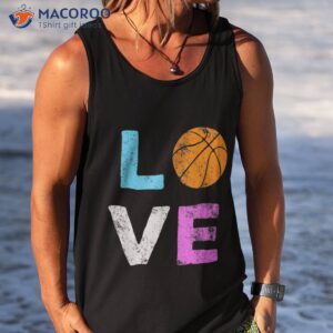 love basketball american team fan gift shirt tank top