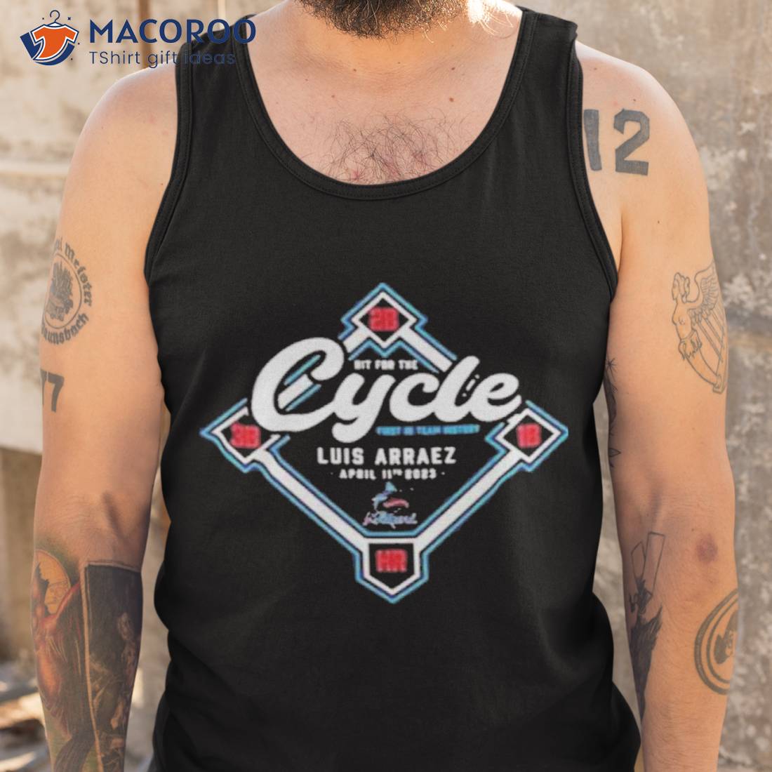 Luis Arraez Miami Marlins Hit For The Cycle Shirt Luis Arraez Miami Marlins Hit For The Cycle Shirt