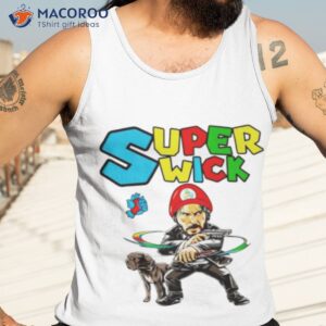 mario super wick john wick shirt tank top 3