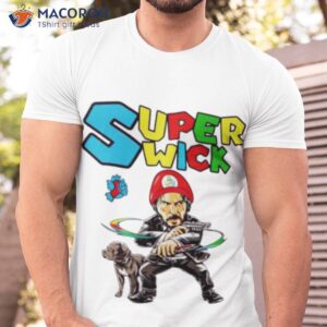 mario super wick john wick shirt tshirt