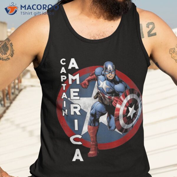 Marvel Avengers Vintage Captain America Avengers Icon Shirt