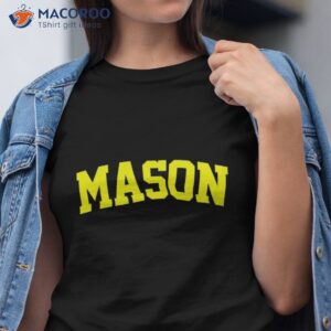 mason arch vintage retro college athletic sports shirt tshirt