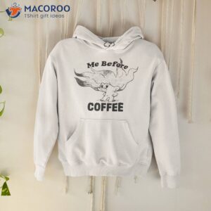Me Before Coffee Glitter Trolls Licence Graphic Shirt