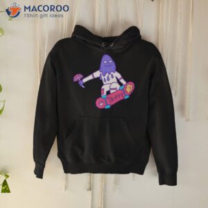 melted skateboarder colored shirt hoodie