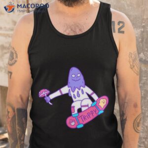 melted skateboarder colored shirt tank top