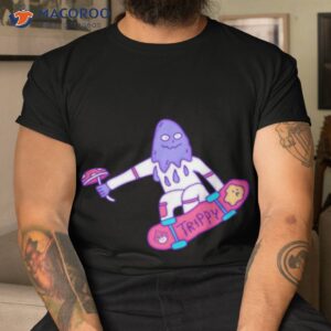 melted skateboarder colored shirt tshirt