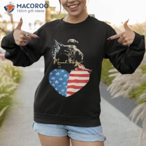 memorial day us flag heart shirt sweatshirt 1