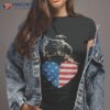 Memorial Day Us Flag Hearshirt