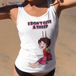 mens funny heidi doesnt give a sheep halloween shirt tank top 2