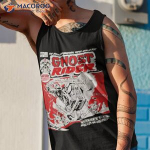 mens marvel ghost rider comic book cover print shirt tank top 1