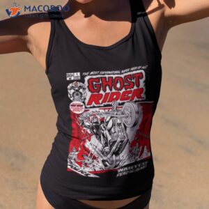 Men’s Marvel Ghost Rider Comic Book Cover Prinshirt