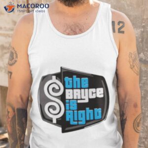 mens the bryce is right shirt tank top