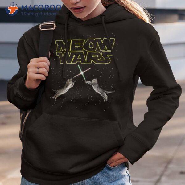 Meow Wars Tshirt, Cat Shirt, Funny Lover Shirt