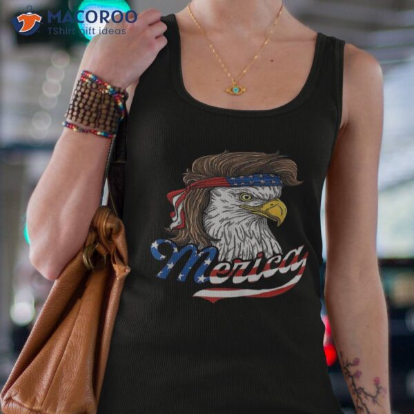 Merica Patriotic Usa Eagle Of Freedom 4th Of July Tank Top