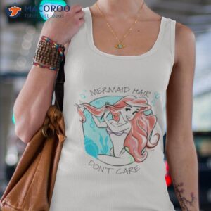 mermaid hair dont care little mermaid ariel shirt tank top 4