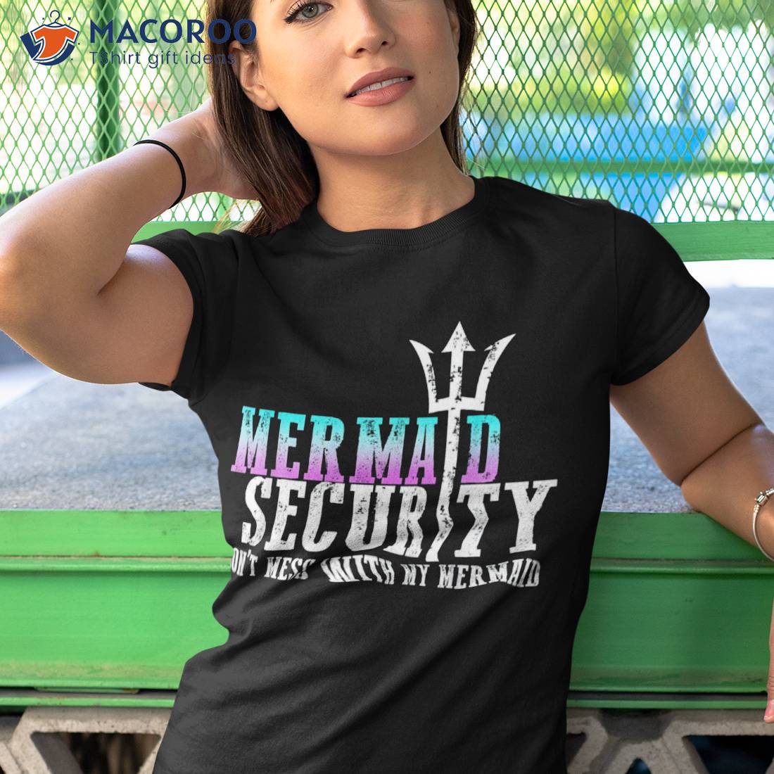 Mermaid Security Dont Mess With My New Mer Dad Gifts Shirt Mermaid Security Dont Mess With My New Mer Dad Gifts Shirt
