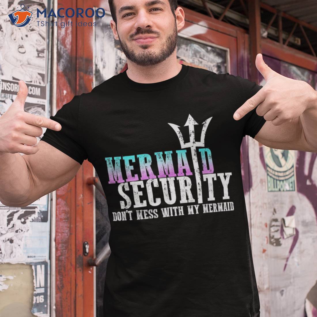 Mermaid Security Dont Mess With My New Mer Dad Gifts Shirt Mermaid Security Dont Mess With My New Mer Dad Gifts Shirt