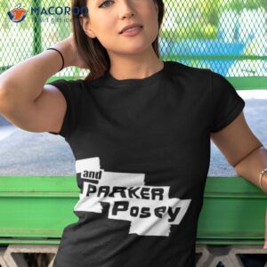 mia lee vicino wearing and parker posey shirt tshirt 1