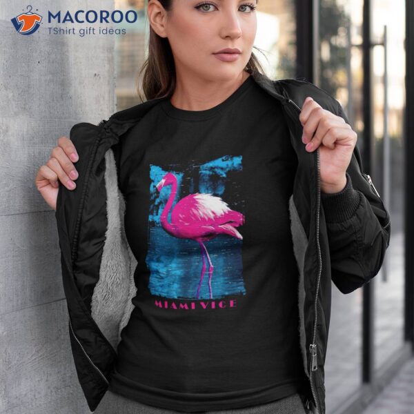 Miami Vice Original Pink Flamingo Shirt