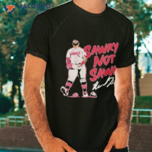 michael harris ii sawry not sawry signature shirt tshirt